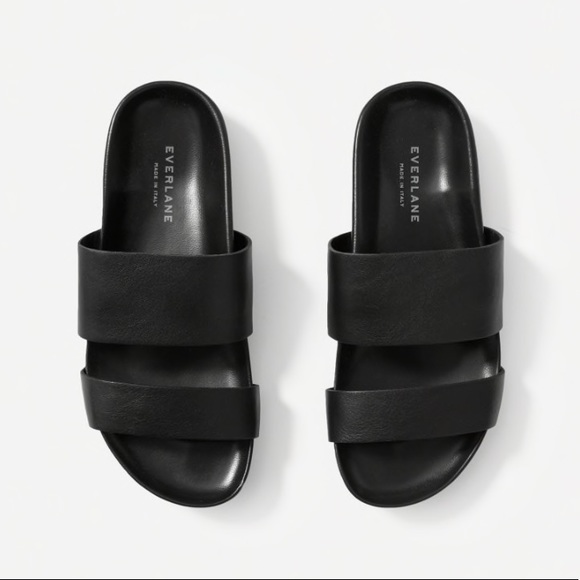 Everlane Shoes - Everlane The Form Double Strap Slide Sandals Italy